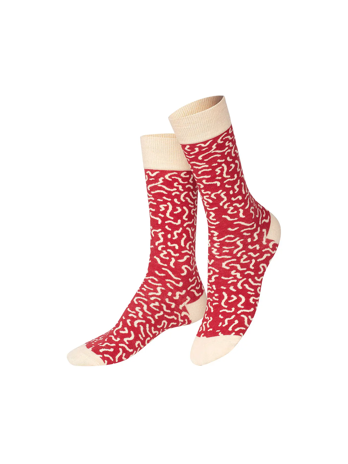 EAT MY SOCKS | Socken 36-45 SUPREME SALAMI rotbeige | 